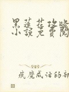 黑莲花攻略手册小说免费阅读