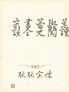 宋书蕾与叶临小说全文阅读