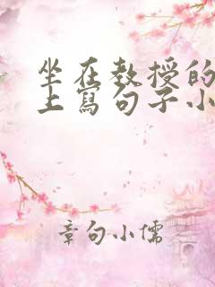 坐在教授的根茎上写句子小说