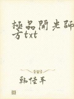 极品开光师李南方txt