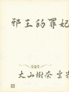邪王的罪妃