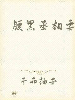 腹黑丞相要不起