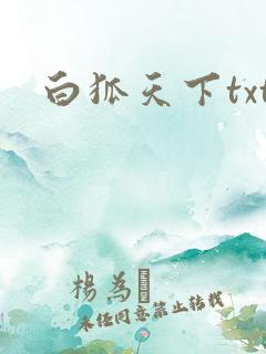 白狐天下txt