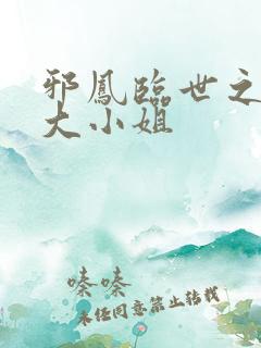 邪凤临世之逆天大小姐