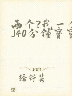 两个?我一个BJ40分钟宝宝