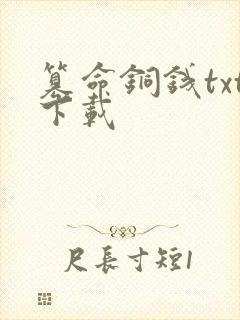 篡命铜钱txt下载
