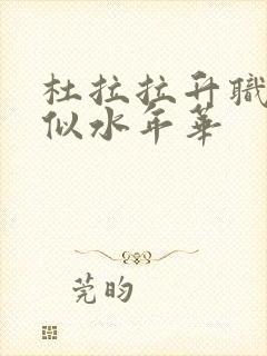 杜拉拉升职记之似水年华