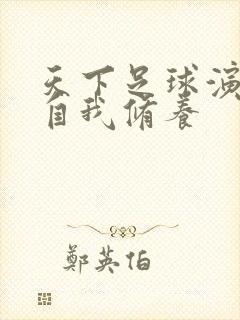 天下足球演员的自我修养