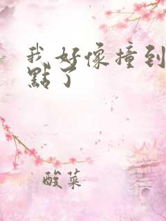 我好像撞到你的点了