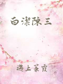 白洁陈三