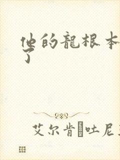 他的龙根本太大了