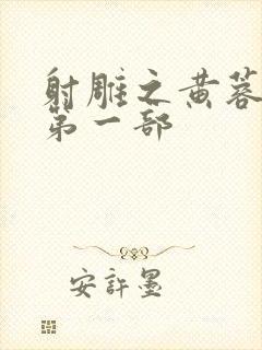 射雕之黄蓉新传第一部