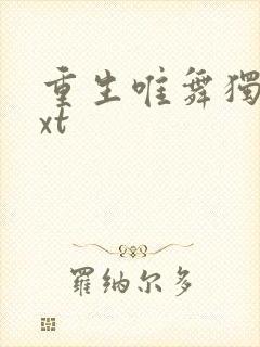 重生唯舞独尊txt