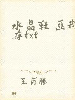 水晶鞋 匪我思存txt