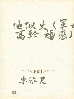 他似火 (军婚 高干 婚恋)小说免费阅读