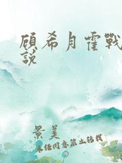 顾希月霍战霆小说