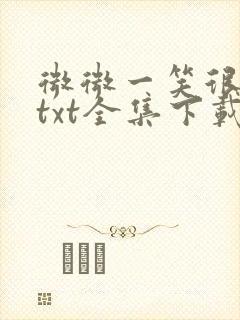 微微一笑很倾城txt全集下载