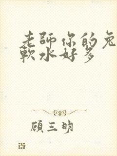 老师你的兔子好软水好多