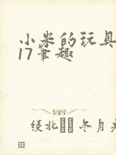 小米的玩具日记17笔趣