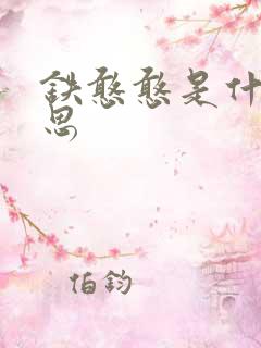 铁憨憨是什么意思