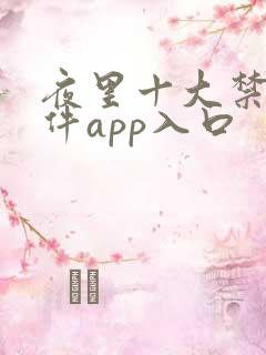 夜里十大禁用软件app入口