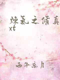 炼气之修真者txt