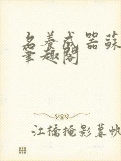 名养成器苏沫沫笔趣阁