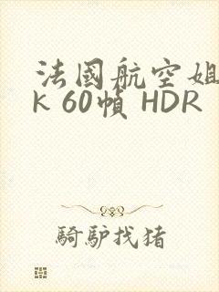 法国航空姐 4k 60帧 HDR