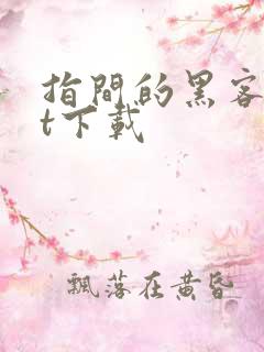 指间的黑客txt下载