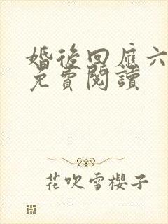 婚后回应六盲星免费阅读