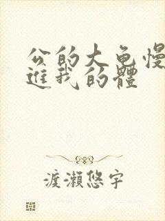 公的大龟慢慢挺进我的体