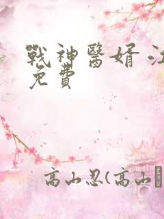 战神医婿 江辰免费