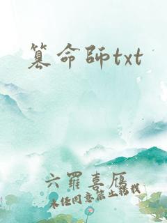 篡命师txt