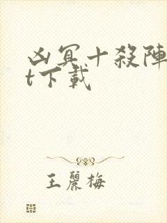 凶冥十杀阵txt下载