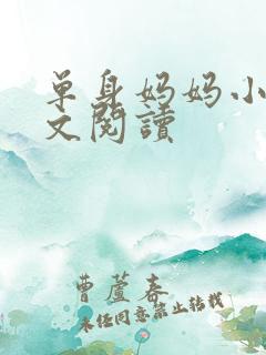 单身妈妈小说全文阅读