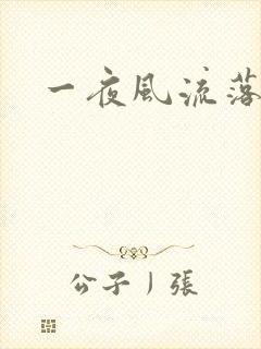 一夜风流落裔