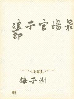 浪子官场最新章节