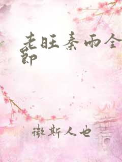 老旺秦雨全部章节