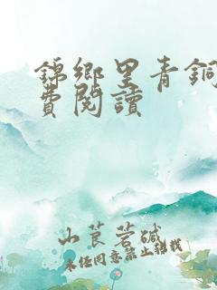 锦乡里青铜穗免费阅读