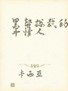 黑帮总裁的未成年情人