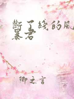 断了线的风筝 暴君