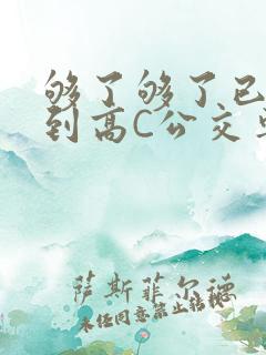 够了够了已经满到高C公交车