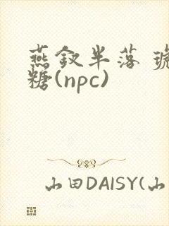 燕钗半落 琥珀糖(npc)