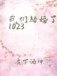 我们结婚了101023