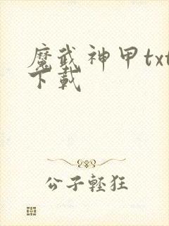魔武神甲txt下载
