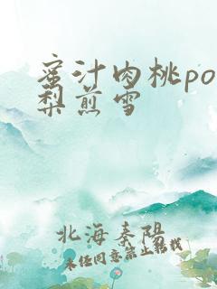 蜜汁肉桃po棠梨煎雪