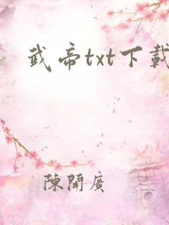武帝txt下载