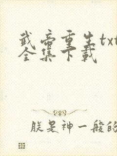 武帝重生txt全集下载