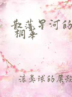 散落星河的记忆 桐华