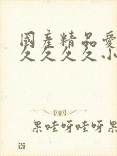 国产精品爱久久久久久久小说